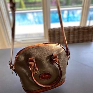 Classic Dooney and Bourke Leather Bag with Charm